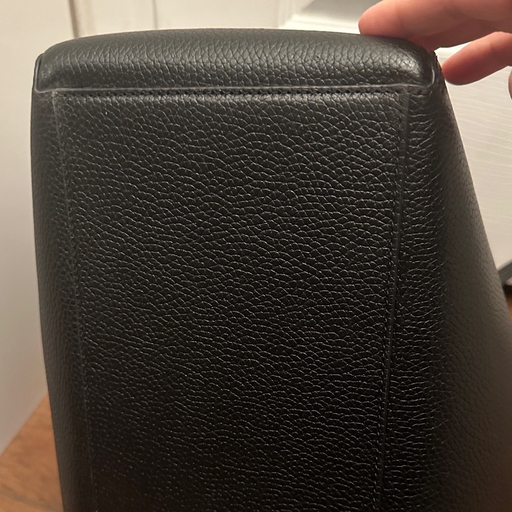 Tory Burch Black Leather Tote - Picture 9 of 12